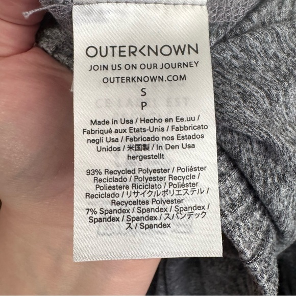 NWT Outerknown jogger sweatpants gray pockets - Picture 12 of 12